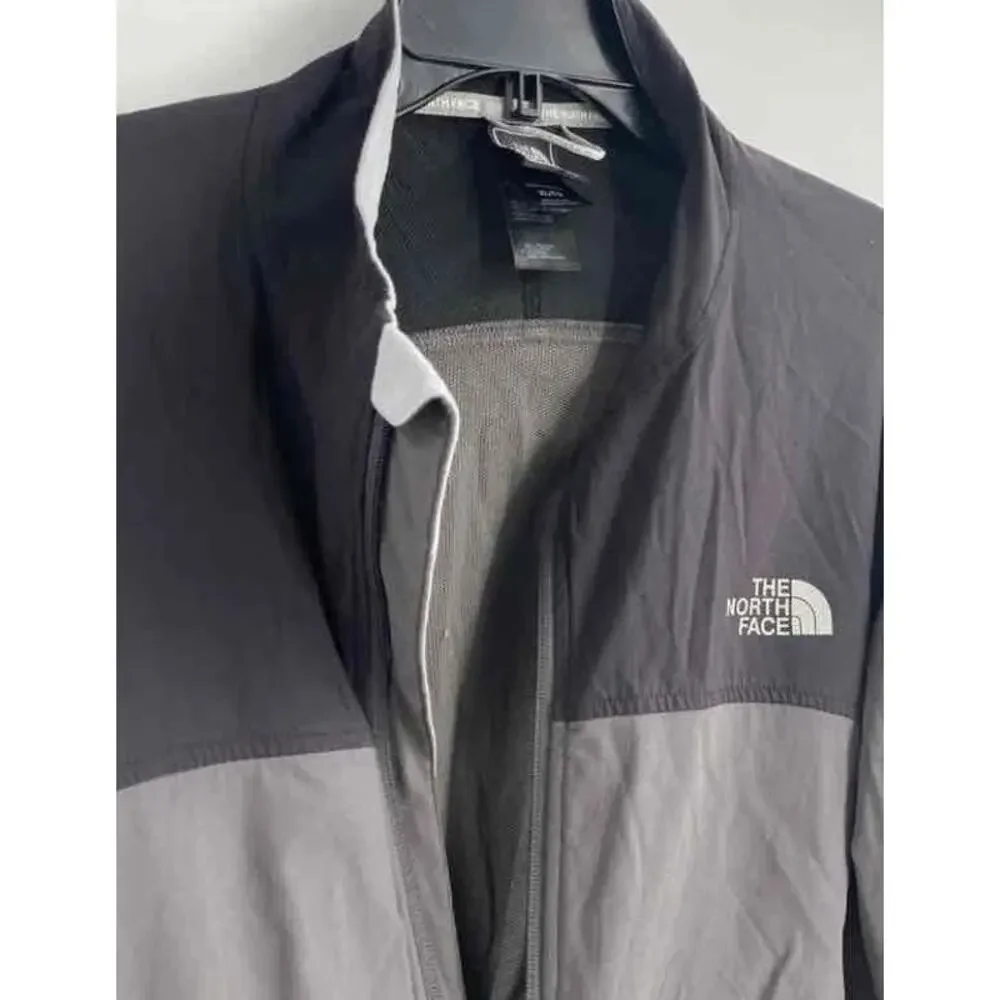 The North Face Flight Series Mens Gray Black Full Zip Windbreaker Jacket Size XL